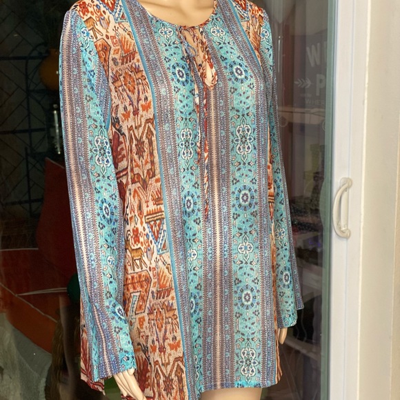 Karen Kane Tops - 🛍🛍 NWT KAREN KANE SHEER TUNIC TOP 🛍🛍